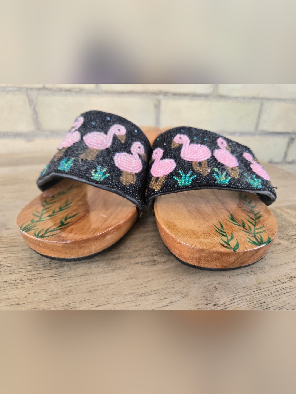 Vintage Beaded Clogs - Picture 3 of 10